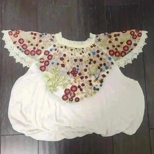 Free People Floral Bubble Top